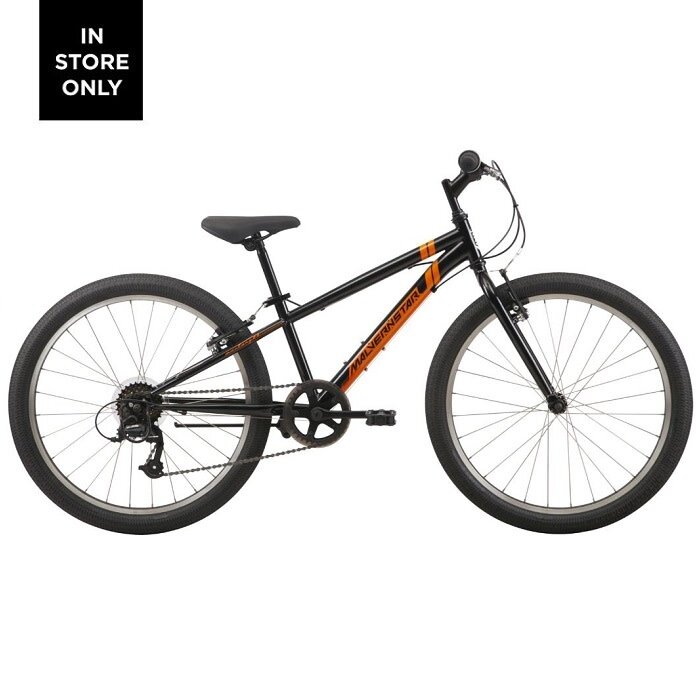 MALVERN STAR MS MUSTANG 24 BLACK / ORANGE