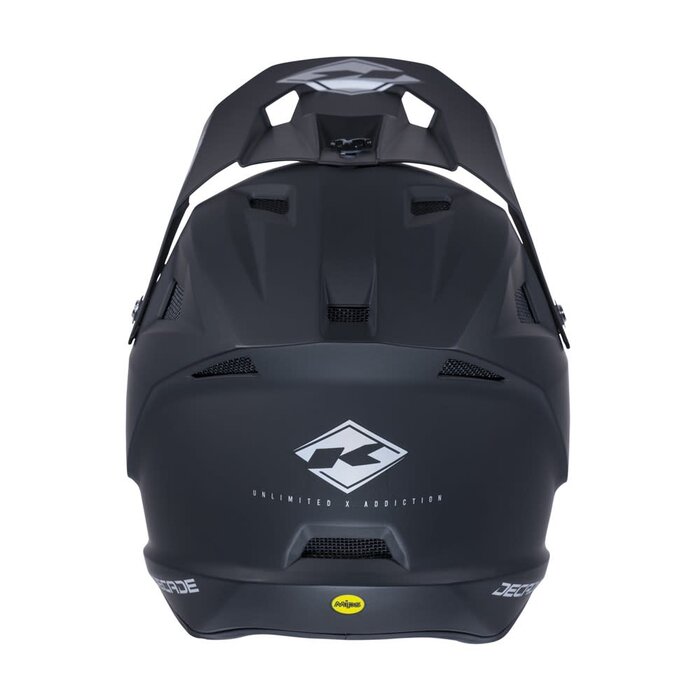 KENNY KENNY DECADE FULL FACE HELMET MATT BLACK