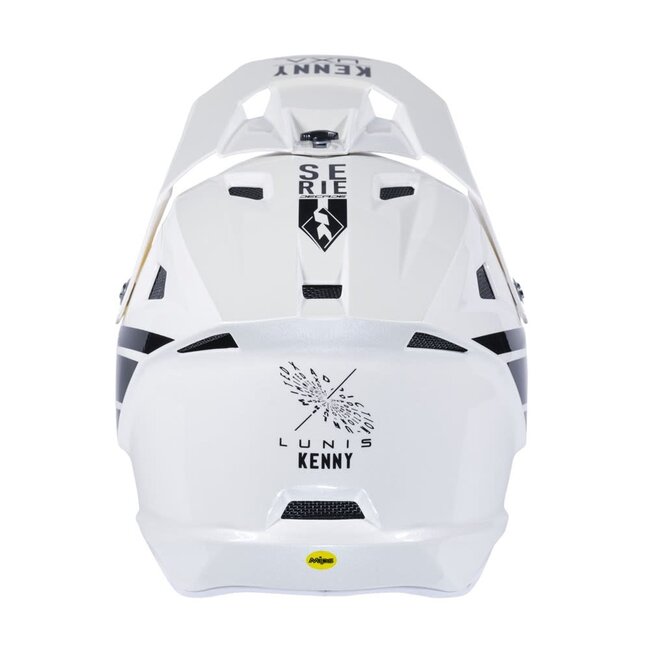 KENNY DECADE FULL FACE HELMET LUNIS WHITE GOLD