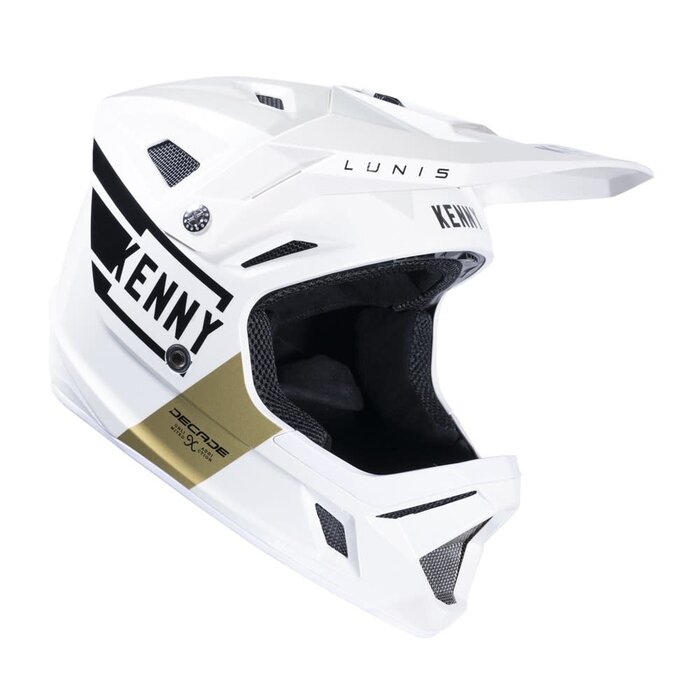 KENNY KENNY DECADE FULL FACE HELMET LUNIS WHITE GOLD