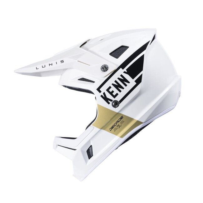 KENNY DECADE FULL FACE HELMET LUNIS WHITE GOLD