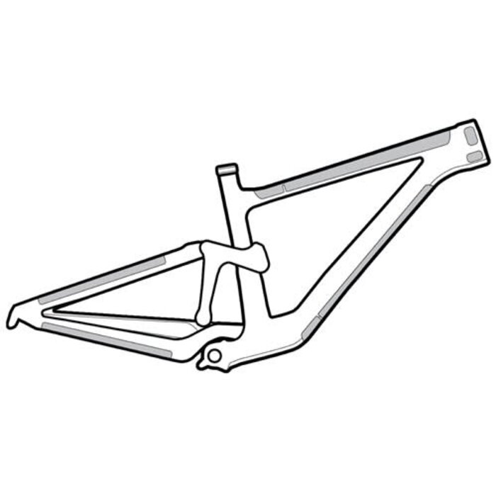 LIZARD SKINS LIZARD SKIN CLEAR FRAME WRAP KIT