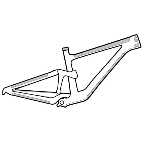 LIZARD SKINS LIZARD SKIN CLEAR FRAME WRAP KIT