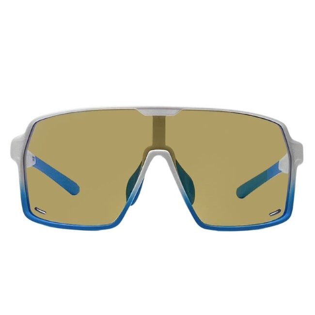 CYKAL PILOT SUNGLASSES - MATTE WHITE / BLUE FLASH PHOTOCHROMATIC