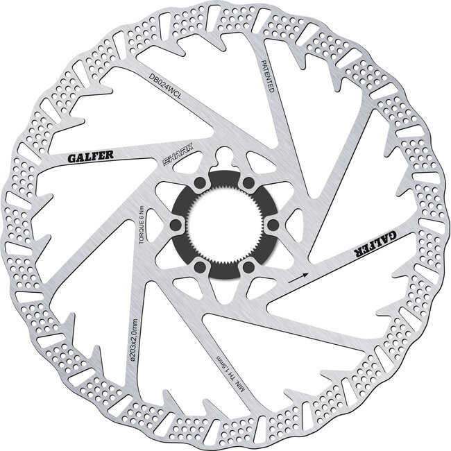 GALFER SHARK CENTRE LOCK ROTOR 2.0MM