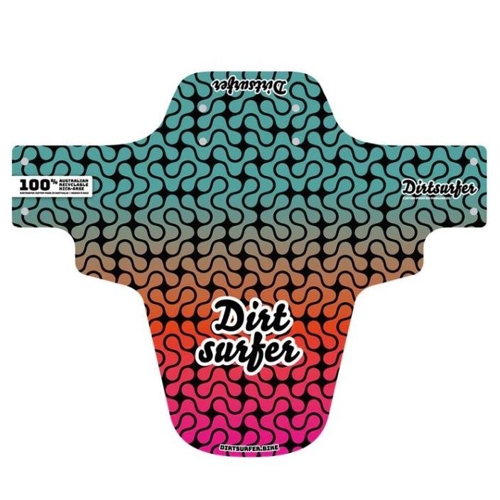 DIRTSURFER DIRTSURFER MUDGUARD - LAVA LAMP RAMPED