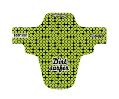 DIRTSURFER DIRTSURFER MUDGUARD - LAVA LAMP LIME