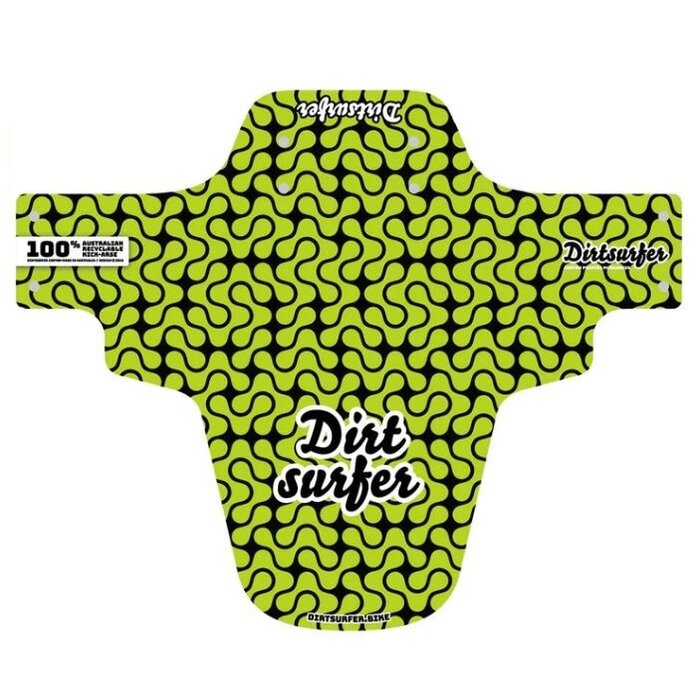 DIRTSURFER DIRTSURFER MUDGUARD - LAVA LAMP LIME
