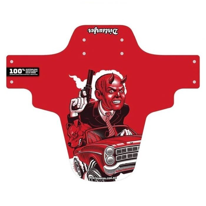 DIRTSURFER DIRTSURFER MUDGUARD - ROADRAGE RED