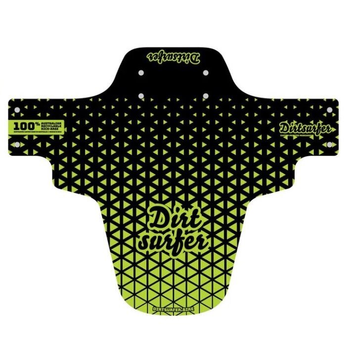 DIRTSURFER DIRTSURFER MUDGUARD - SPEEDGRID LIME