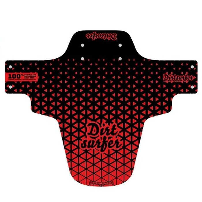 DIRTSURFER DIRTSURFER MUDGUARD - SPEEDGRID RED