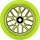 ENVY DELUX SCOOTER WHEEL 120 X 26 GREEN  / GREEN