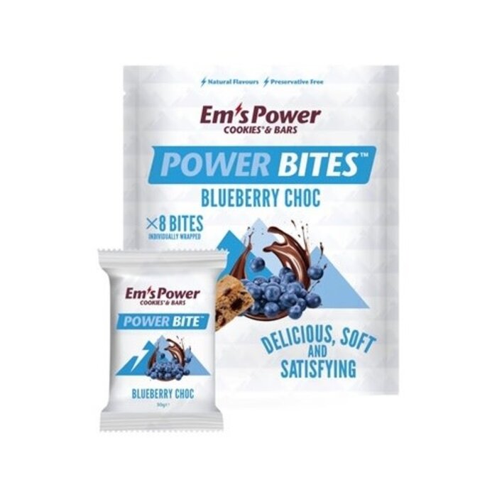 EMS EM’S POWER BITES BLUEBERRY 8 PACK