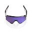 100% S3 SUNGLASSES POLISHED BLACK / HIPER POLARIZED LAVENDER MIRROR