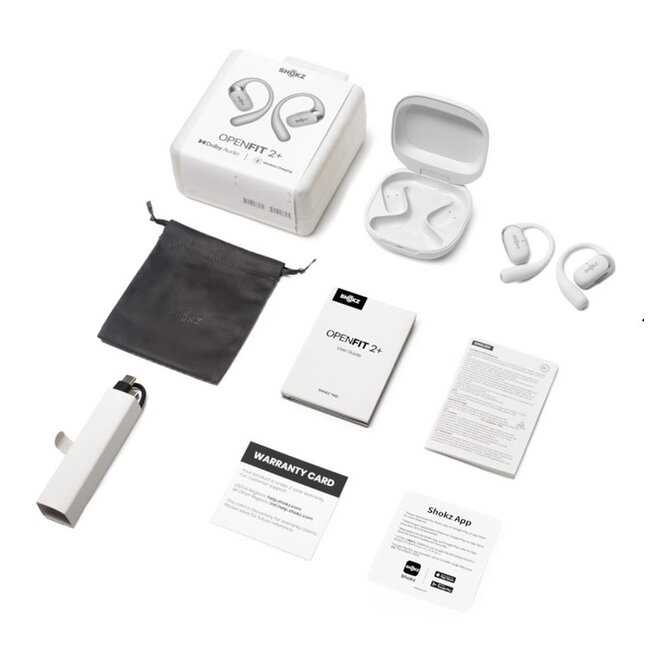 SHOKZ OPENFIT 2+ TRUE WIRELESS EARBUDS
