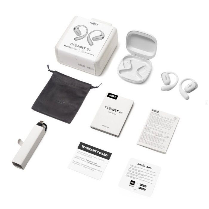 SHOKZ SHOKZ OPENFIT 2+ TRUE WIRELESS EARBUDS