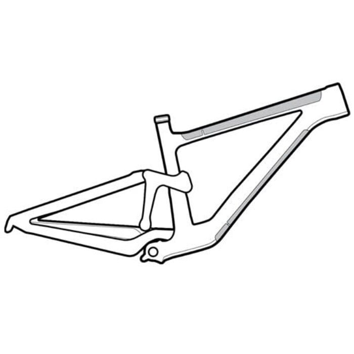 LIZARD SKINS LIZARD SKINS CLEAR FRAME WRAP LARGE