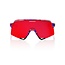 100% S3 SUNGLASSES FDJ GLOSS TRANS RED / BLUE - HIPER FIRE RED MIRROR