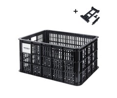 BASIL BASIL MIK BICYCLE CRATE 2.0 LARGE / 40L BLACK