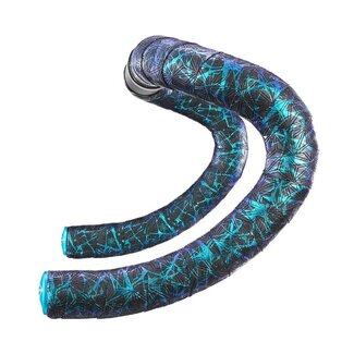 SUPACAZ SUPER STICKY KUSH BAR TAPE SPLAT BLUE REFRACT