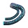SUPACAZ SUPER STICKY KUSH BAR TAPE SPLAT BLUE REFRACT