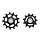SHIMANO GRX RD-RC810 GUIDE & TENSION PULLEYS