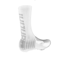 SANTINI SANTINI MADSS AERO SHOE COVERS WHITE