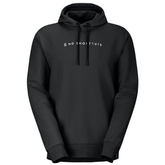 SCOTT SCOTT NO SHORTCUTS LONG SLEEVE HOODIE BLACK