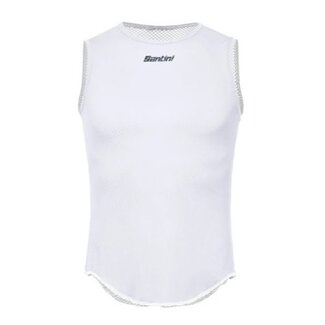 SANTINI SANTINI LIEVE SLEEVELESS BASELAYER WHITE