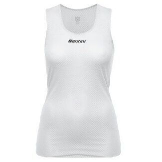 SANTINI SANTINI LADIES LIEVE SLEEVELESS BASELAYER WHITE