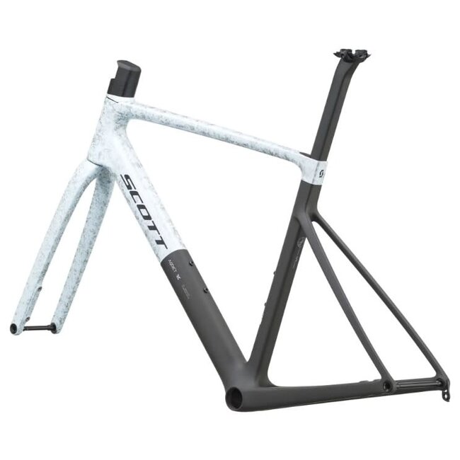 SCOTT ADDICT RC PRO FRAME RUSH WHITE / CARBON BLACK