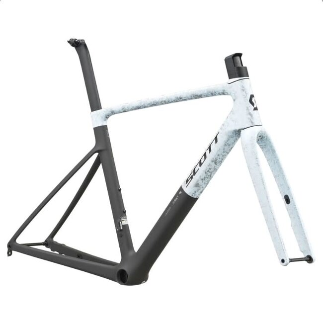 SCOTT ADDICT RC PRO FRAME RUSH WHITE / CARBON BLACK