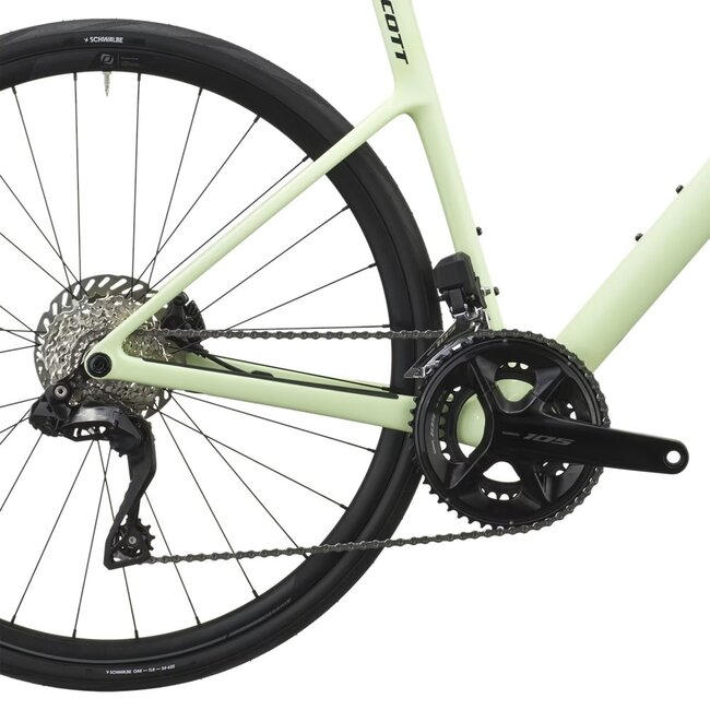 SCOTT ADDICT 40 CREAM GREEN