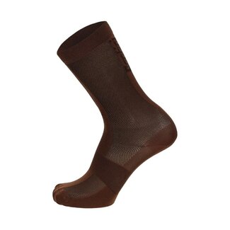 SANTINI SANTINI PURO HIGH PROFILE SOCKS CHOCOLATE