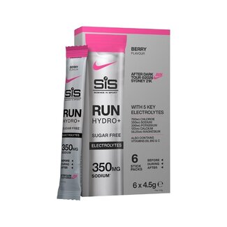 SCIENCE IN SPORT SIS X NIKE RUN POWDER HYDRO+ 4.5G X 6