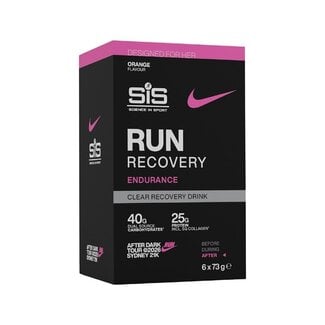 SCIENCE IN SPORT SIS X NIKE RUN POWDER RECOVERY ORANGE & MANGO 73G X 6