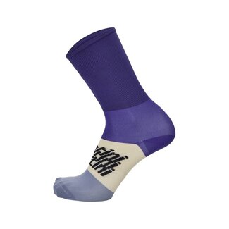 SANTINI SANTINI BENGAL SOCKS EGGPLANT