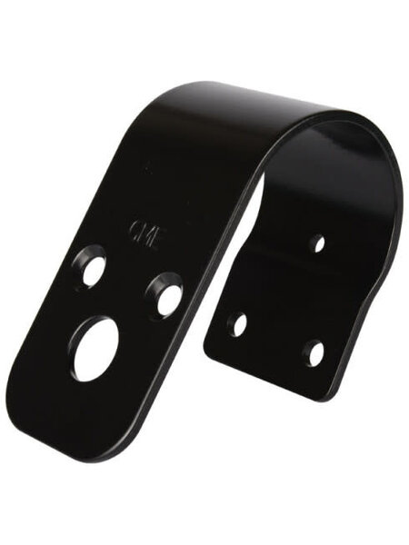 50mm Wrap Around Bull Bar Bracket- Black