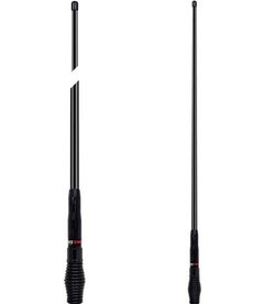 595mm Medium Duty Fibreglass Radome Antenna, AS002 Spring (2.1dBi Gain) - Black