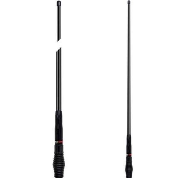 GME 595mm Medium Duty Fibreglass Radome Antenna, AS002 Spring (2.1dBi Gain) - Black