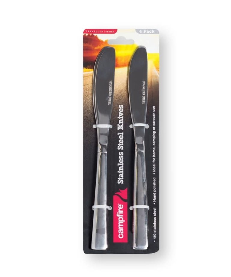 STAINLESS STEEL KNIVES 4PK The 4wd Zone