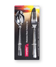 ONE PERSON S/S CUTLERY SET 4PK