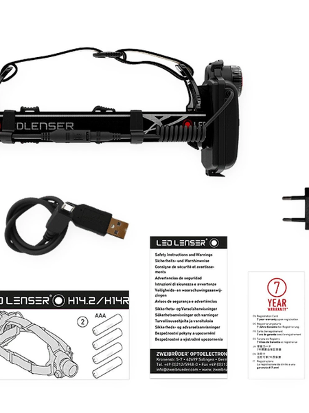 LED Lenser H14R.2 Rechargeable Headlamp