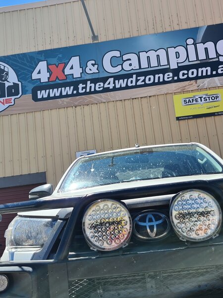 Lightforce Genesis 210mm LED Driving Light - Pair w/harness