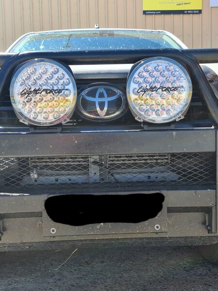 Lightforce Genesis 210mm LED Driving Light - Pair w/harness