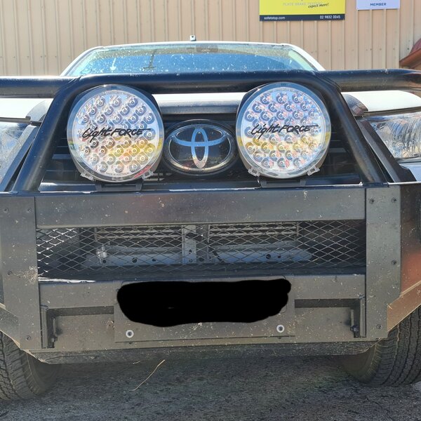 Lightforce Genesis 210mm LED Driving Light - Pair w/harness