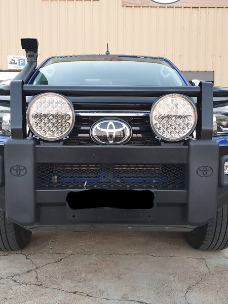 Lightforce Genesis 210mm LED Driving Light - Pair w/harness