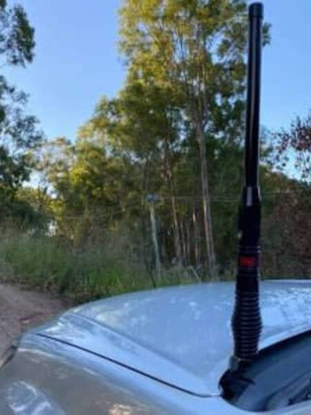 GMF 4x4 Bonnet Mount Antenna Bracket - Suit Isuzu D-Max 2012-2020 - Passenger Side