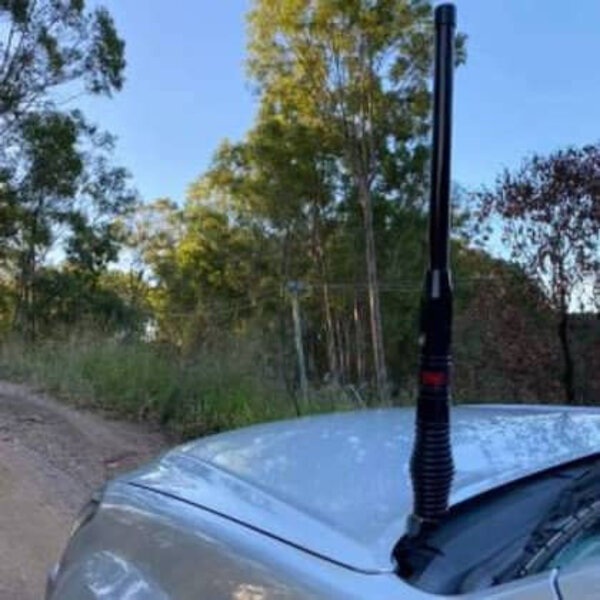 GMF 4x4 Bonnet Mount Antenna Bracket - Suit Isuzu D-Max 2012-2020 - Passenger Side