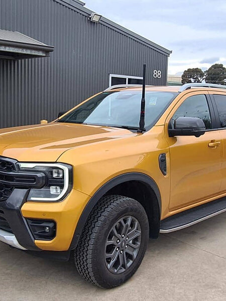 GMF 4x4 Bonnet Mount Antenna Bracket - Suit Next Gen/RA Ranger, Raptor & Everest - Passenger Side